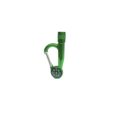 LED Flashlight With Carabiner And Compass