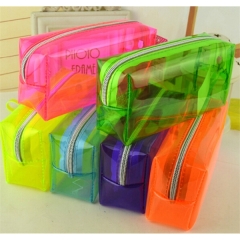 Fashion PVC Clear Colorful Cosmetic Bag/ Pouch