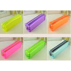PVC clear colorful pencil bag/ pouch