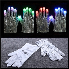 LED fingertip light gloves