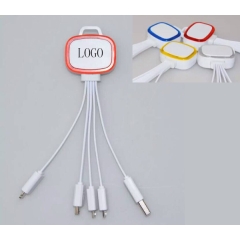 5 In 1 USB Date Cable With LED Light