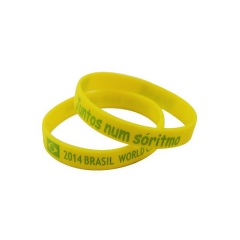 Durable Promotional Colorful Silicone Rubber Bracelet