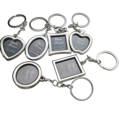 Nice Metal Photo Frame Keychains