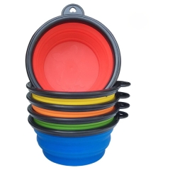 Collapsible Silicone Pet Bowl-HTHZ622