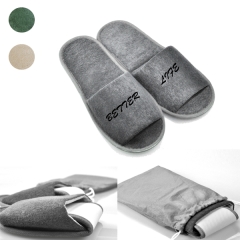 Disposable Foldable Slippers with Carrying Bag