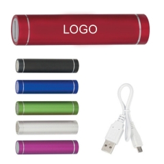 2200mAh Portable Metal Lipstick Power Bank