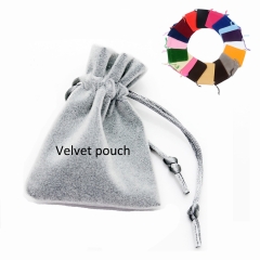 Drawstring Velvet Pouch