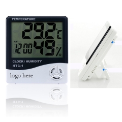 Humidity Monitor With Temperature Gauge Meter