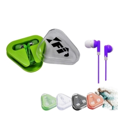 Earphone In Square Clear Case