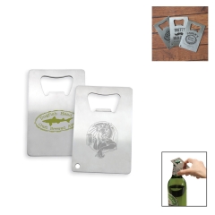 Credit Card Polished Bottle Opener