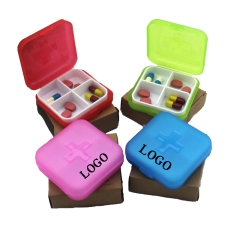 Plastic Tasteless Portable Travel Health Pill Box