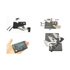 Multifunctional Credit Card Tool Survival Wallet Knife Kit