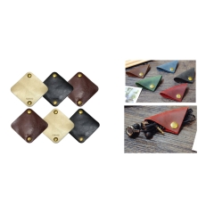 Leather Cord Organizer Cable/ Earbud Holder