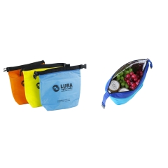 Rolltop Hanging Warm Lunch / Cooler Bag with Clip