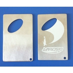 Stainless Steel Flat Slim Credit Card Bottle Opener