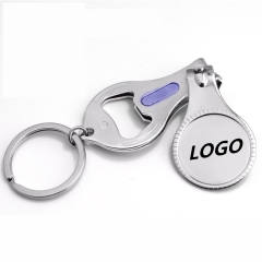 Nail Clipper Bottle Opener Key Chain