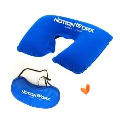 Travel Set(Inflatable Neck Pillow & Eye Patch & Earplugs)