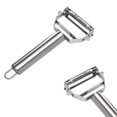 Stainless Steel Double-Sided Peeler