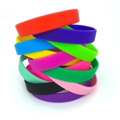 Silicone Wristbands W/Color Logo