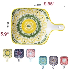 Bowls And Plates With Ceramic Handles