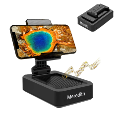 Wireless Bluetooth Speaker With Phone Stand And Anti-Slip Ba