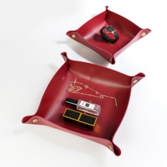 Leather Valet Tray Organizer