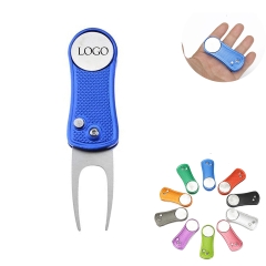 Metal Foldable Golf Divot Repair Tool