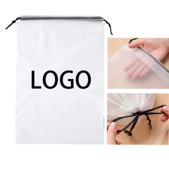 Translucent Plastic Household Drawstring Storage Bag