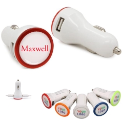 Light Up Dual Port 2.1Amp USB Auto Car Charger