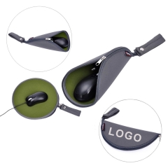 Waterproof Zipper Folding Mouse Pad Pouch