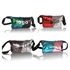 Mermaid Sequins Fanny Waist Travel Crossbody Bags
