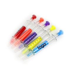 Syringe Shape Highlighter Ball Pen