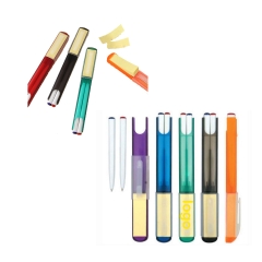 Sticky Note Double Colors Ball Pen