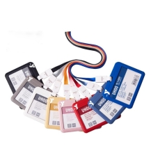 Transverse Badge Holder With Lanyard-HTBH020