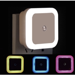 Square Intelligent Controlled Wall Night Light