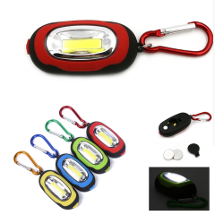 Portable Mini COB LED Flashlight Keychain