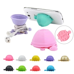 Turtle Shaped Silicone Winder Phone Grip
