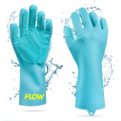 Magic Silicone Gloves with Wash Scrubber-HTBH060