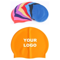 Waterproof Silicone Swimming Cap-HTRP060
