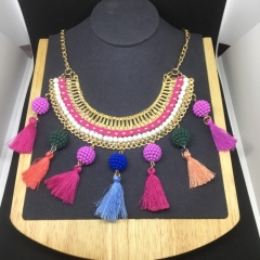 Necklace Fashion Alloy Chain Jewelry-HTBH088