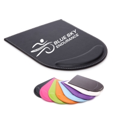 Leather Wrist Rest Mouse Pad
