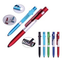4-in-1 Multi-function Folding Capacitive Ballpoint Pen