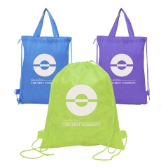 2 in 1 Non-Woven Drawstring Backpack & Tote Bag