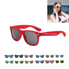 Solid Color Fashion Plastic Sunglasses