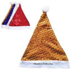 Sequin Christmas Holiday Party Santa Hat