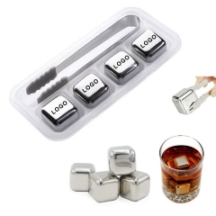 Stainless Steel Chilling Reusable Ice Cubes with Clamp