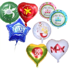 18" Full Color Aluminum Foil Balloons