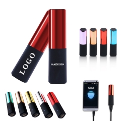 2200mAh Metal Lipstick-Sized Pocket Power Bank