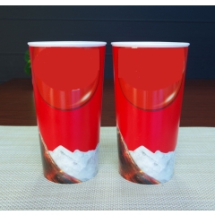 14oz Cold Color Single-Layer Plastic Cup
