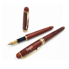 High-End Gift Mahogany Fountain Pen